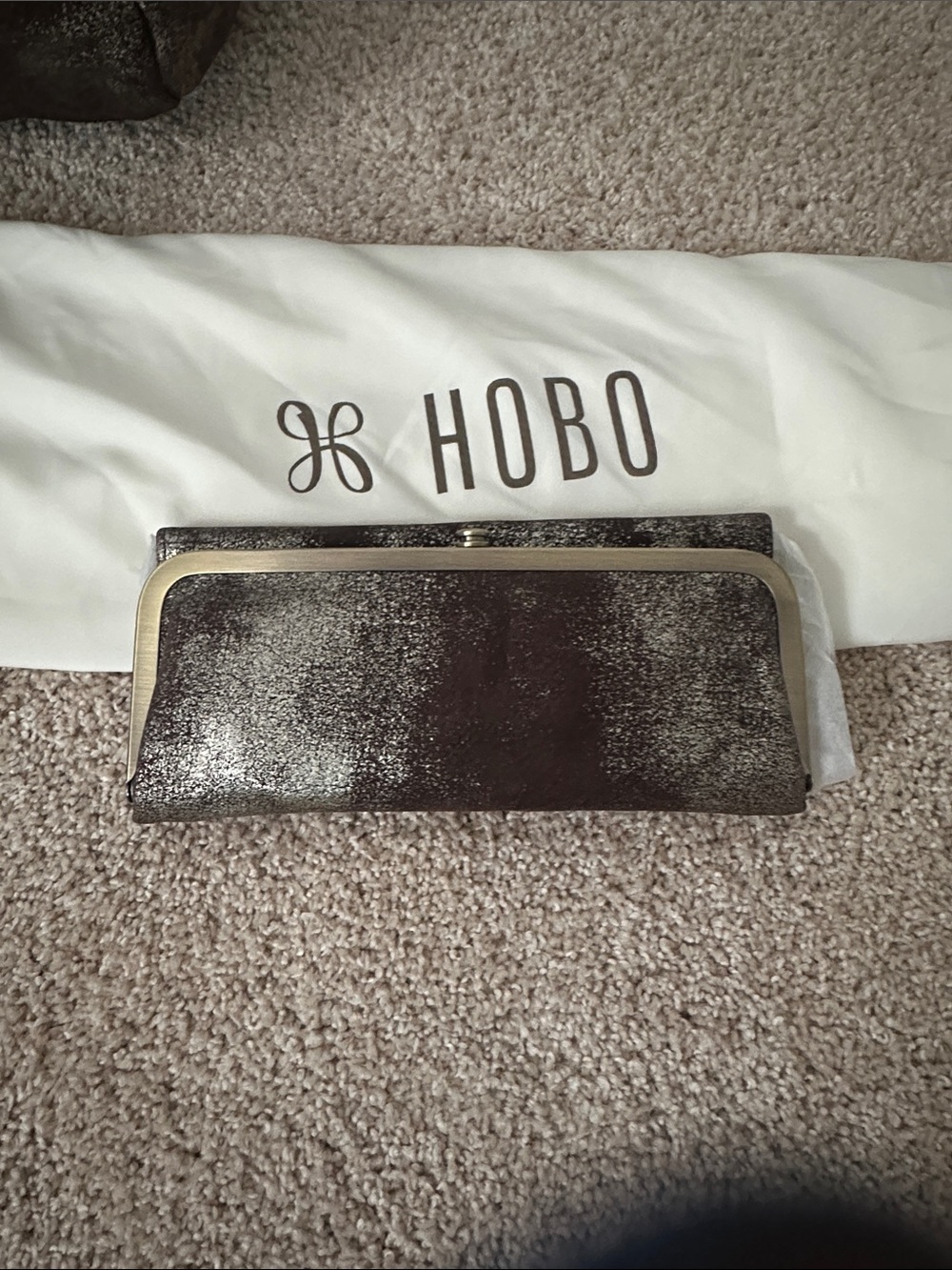 HOBO Rachel wallet gunmetal
